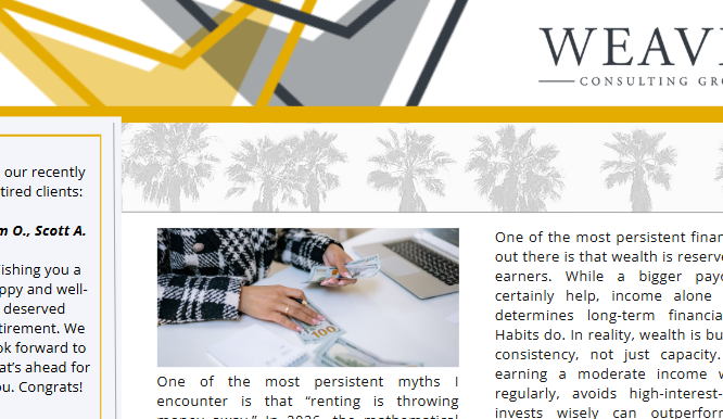 May 2026 - Newsletter | Weaver Consulting Group